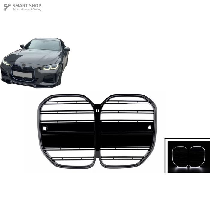 Grila Centrala Luminata BMW 4 Series G22 Coupe G23 Cabrio (2020-2025)