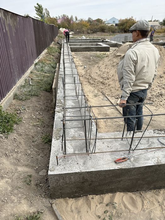 Кызылорда Фундамент, забор