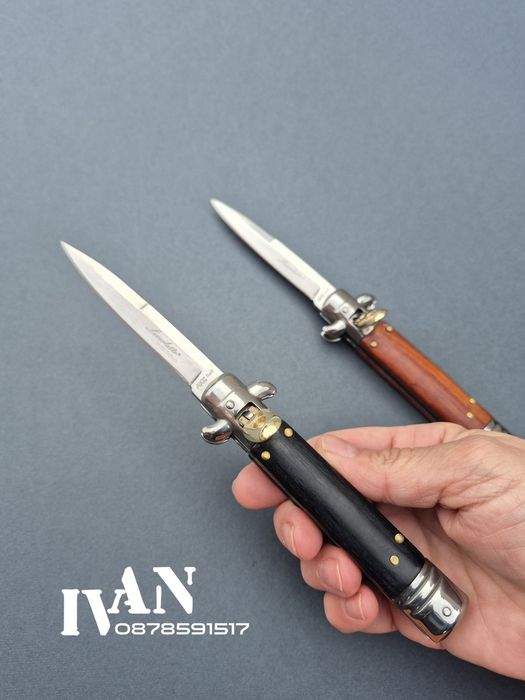 Италиански автоматичен ножStiletto-"leverletto by Bill Deshivs