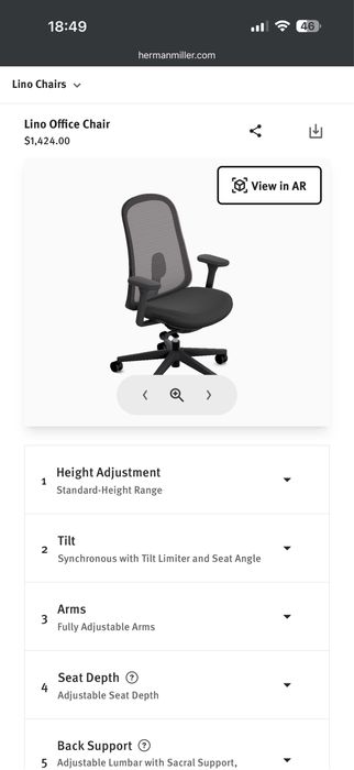 Herman Miller Lino - scaun de birou