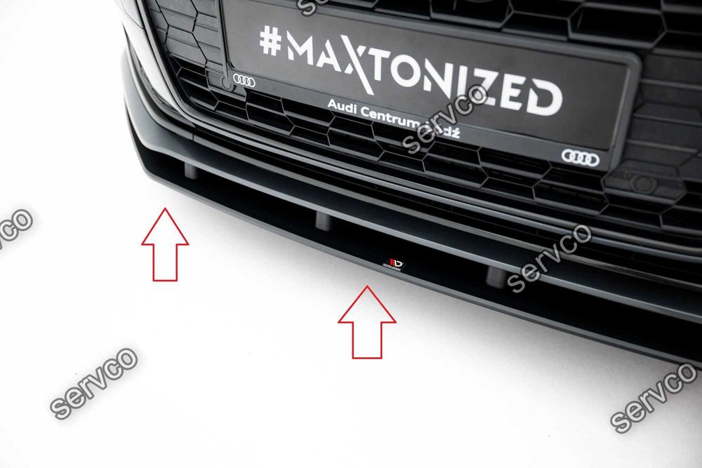 Prelungire splitter bara fata Audi A5 F5 Facelift 2019-2024 v3 - Maxton Design