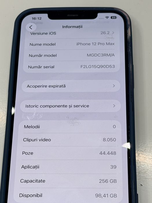 iPhone 12 pro max, 256GB, neverlocked