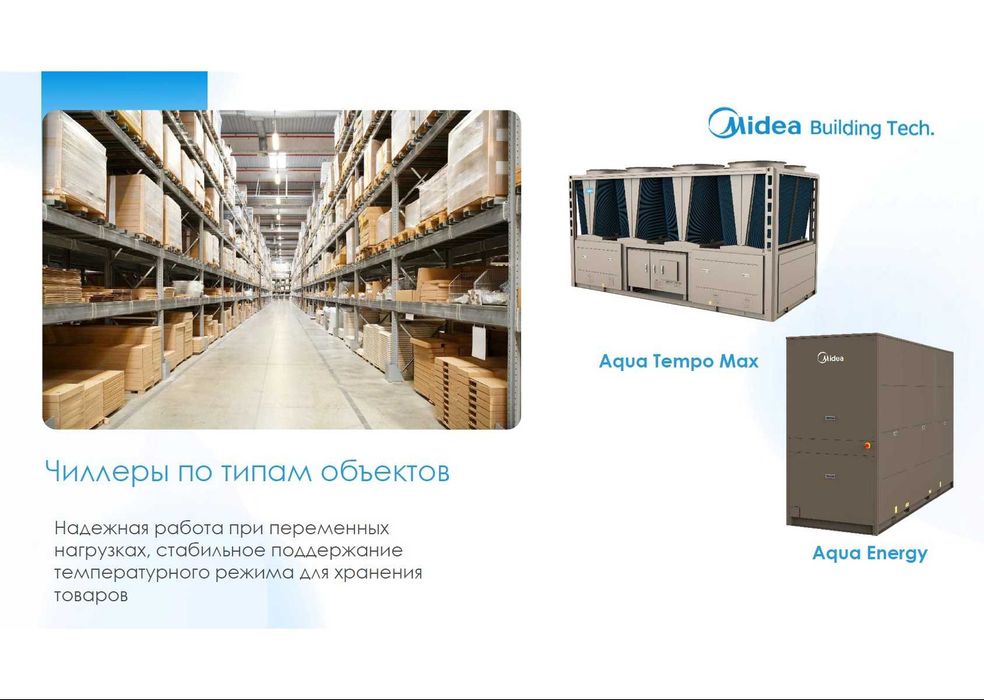 Midea - чиллеры и фанкоилы