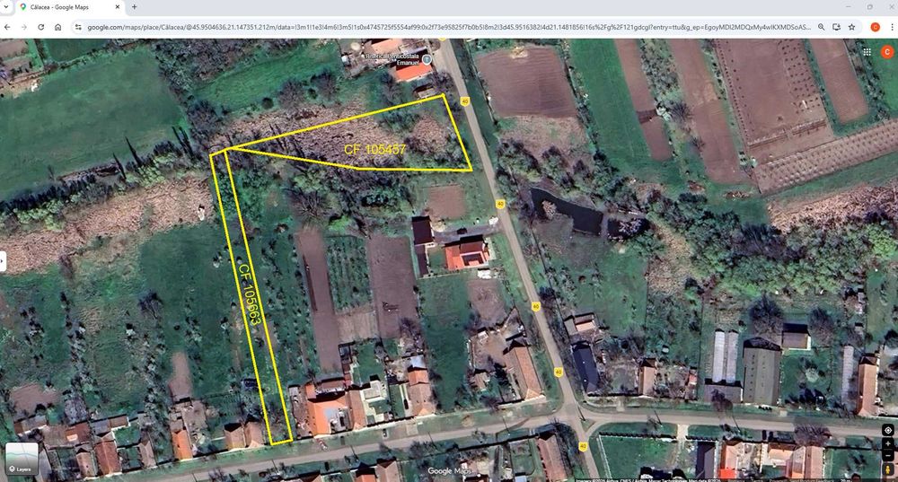 PROPRIETAR VAND 2 TERENURI intravilane - loc. CALACEA, Timis