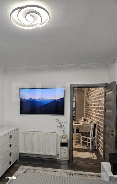 Apartament modern, 3 camere, etaj intermediar, 2 parcari, Apahida cent