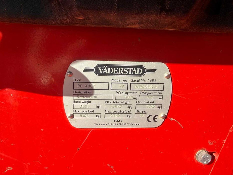 Semănătoare păioase Vaderstad Rapid RD 400 C