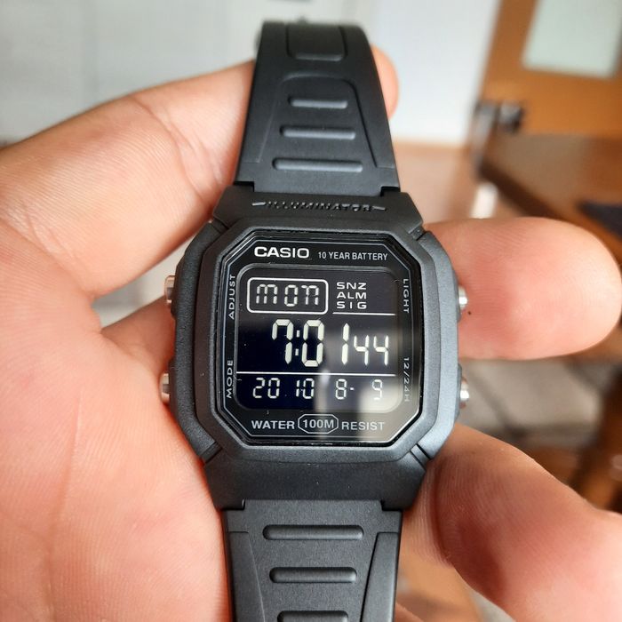 Casio W800H 10 ani bateria