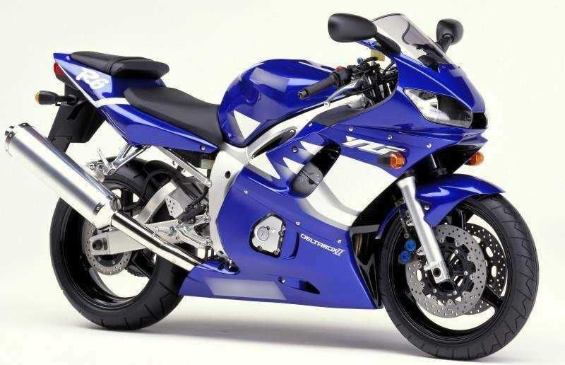 Стикери Yamaha R6 1-во поколение 1999г-2002г лепенки Ямаха р6 rj03