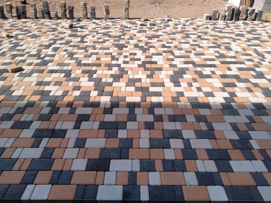 Укладка брусчатка