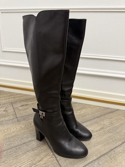 Сапоги, европейка, черные