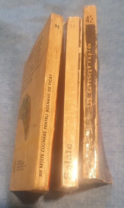 Carti vechi cu Retete 3 buc.