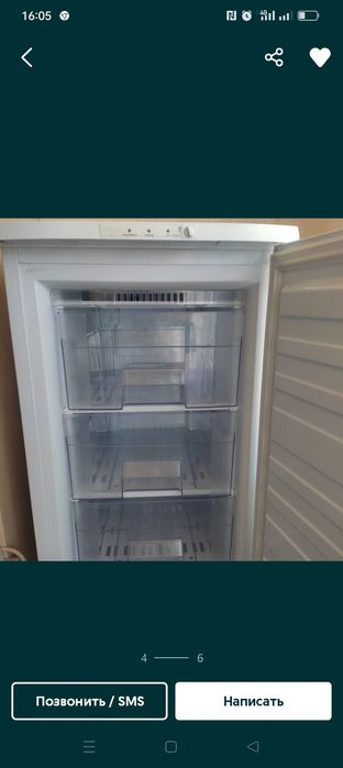 Морозильник на продажу