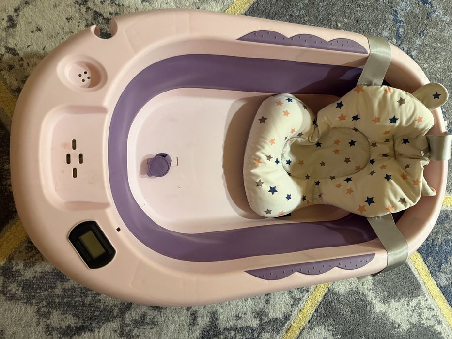 Cadita bebe cu suport pentru bebe