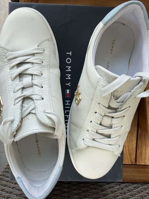 Кожени маратонки Tommy Hilfiger PLATFORM COURT SNEAKER