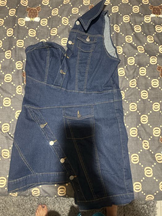 Дънкова рокля-хл