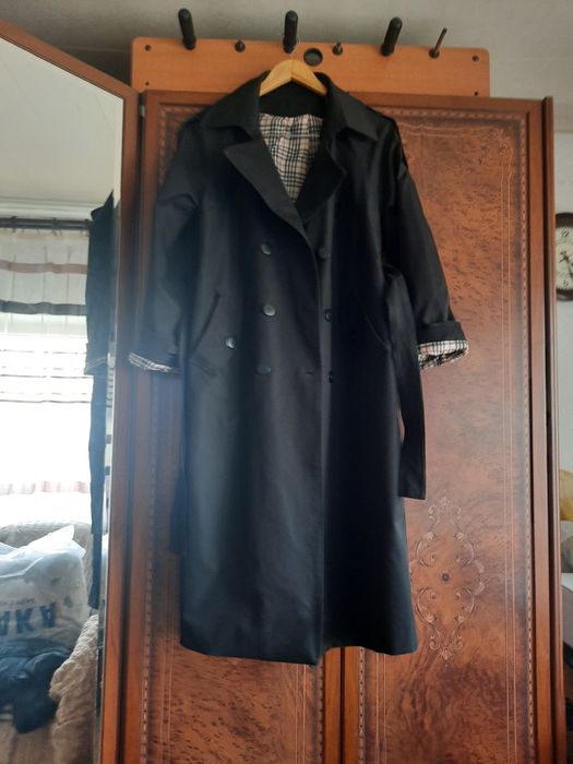 Плащ черный новый 46-48р