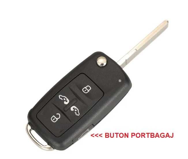 Cheie 5 butoane 434Mhz 7N0837202AE VW Sharan Transporter Caravelle T5