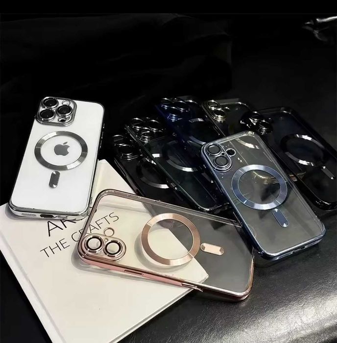 Husa Luxury MagSafe pentru iPhone 16 , 16 Pro , 16 Plus , 16 Pro Max