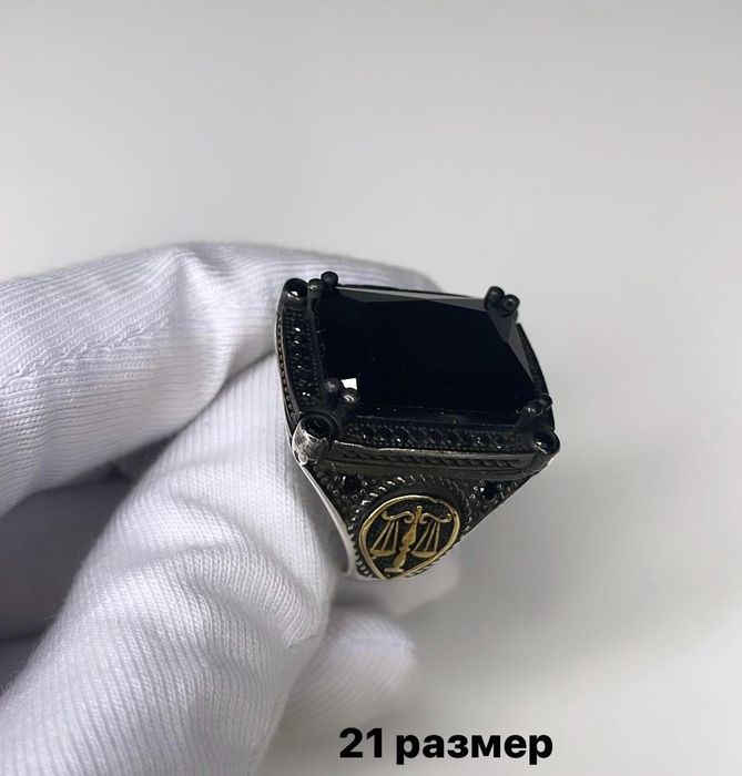 Мужское кольцо серебро 925