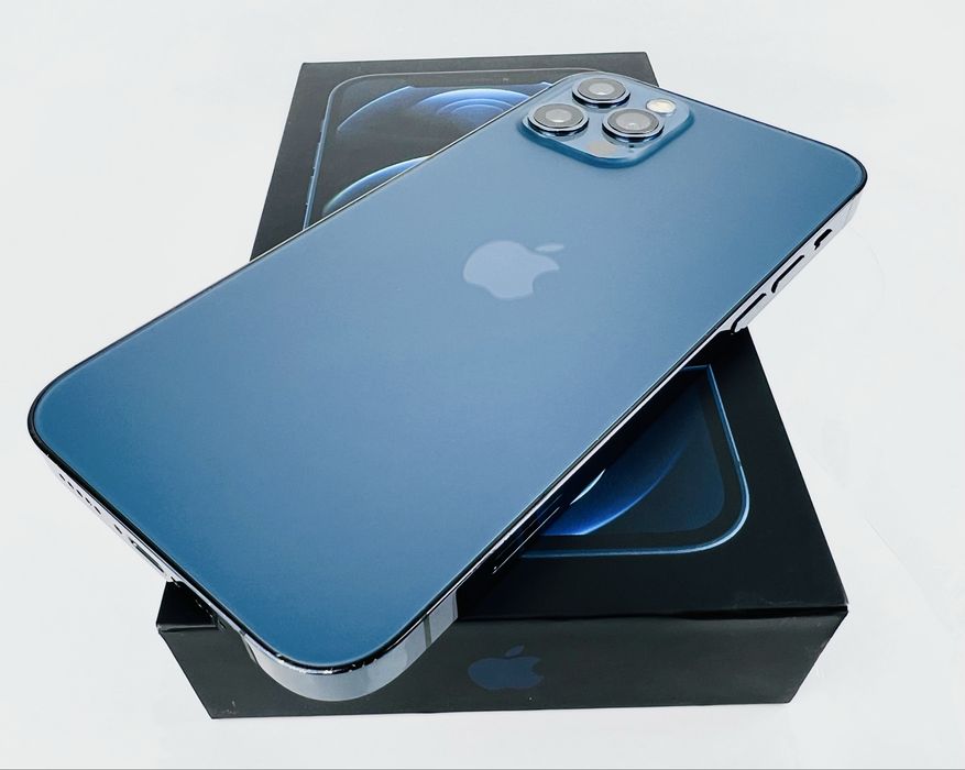 Apple iPhone 12 Pro 128GB Pacific Blue Перфектен! Гаранция!