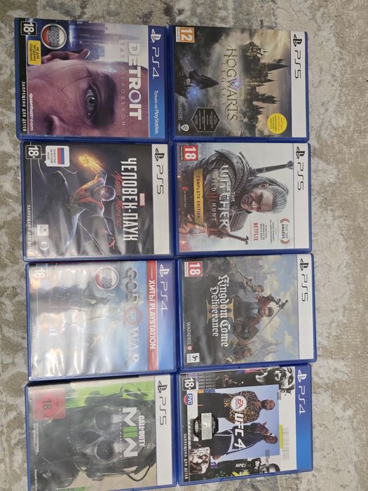 Диски на пс 5 и 4