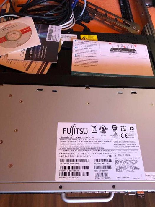 Monitor Rack Console 43cm 17 tft lcd rc25 fujitsu