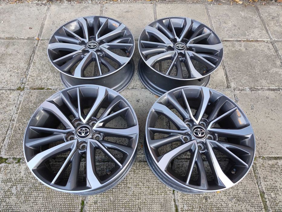 ОРИГИНАЛНИ джанти 17 ' цола 5x114,3 TOYOTA / Тойота 5х114,3 ET45 7J + ДАТЧИЦИ