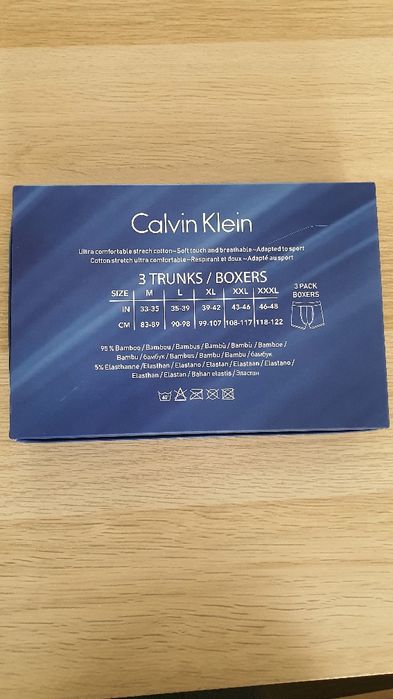 Set 3 boxeri Calvin Klein mărimea M banda rosie