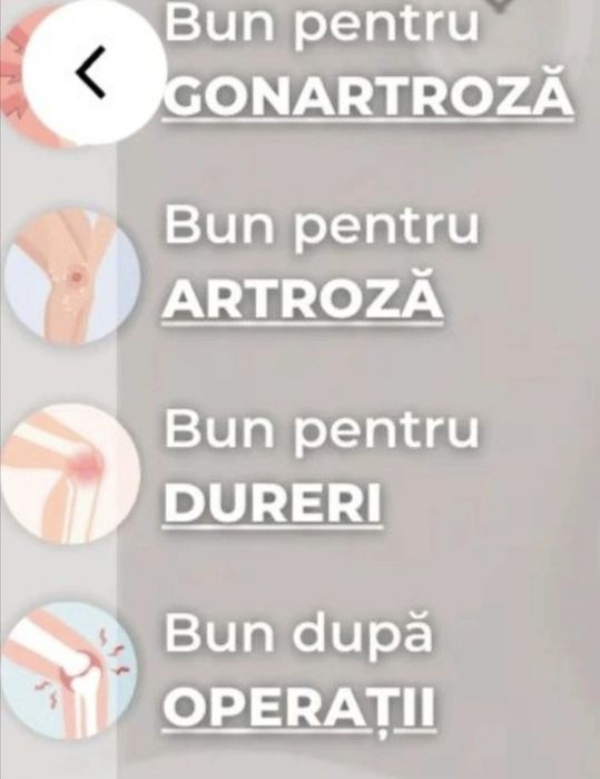 Aparat de masaj pentru genunchi