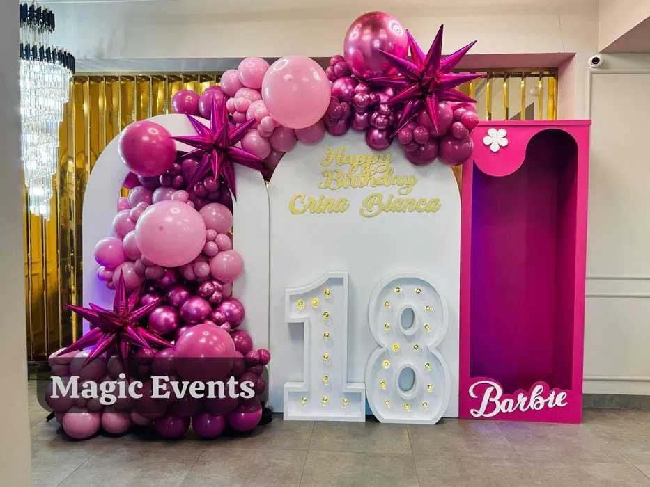 Decor personalizat / panou foto / decor cristelnita / fum greu / artificii /pachet complet Nunta-Botez-Aniversare