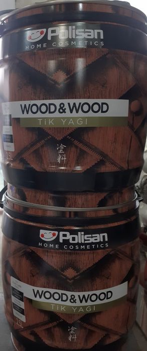ТИКОВОЕ МАСЛО для твердых пород древесины POLISAN WOOD&WOOD 2,5л-45у.е