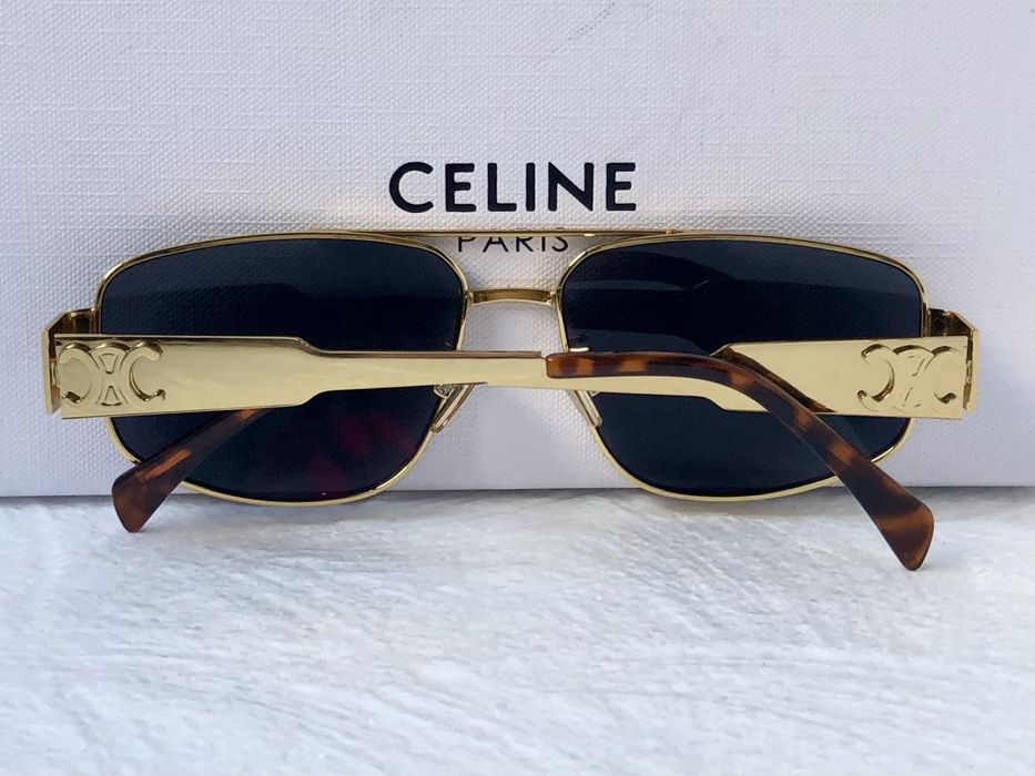 Дамски Мъжки слънчеви очила правоъгълни 2 цвята златни сребърни черни