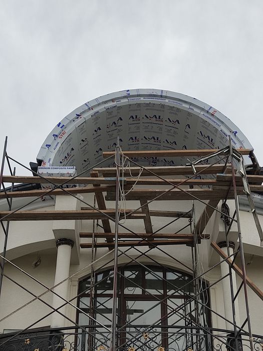 Монтаж алюкабонда