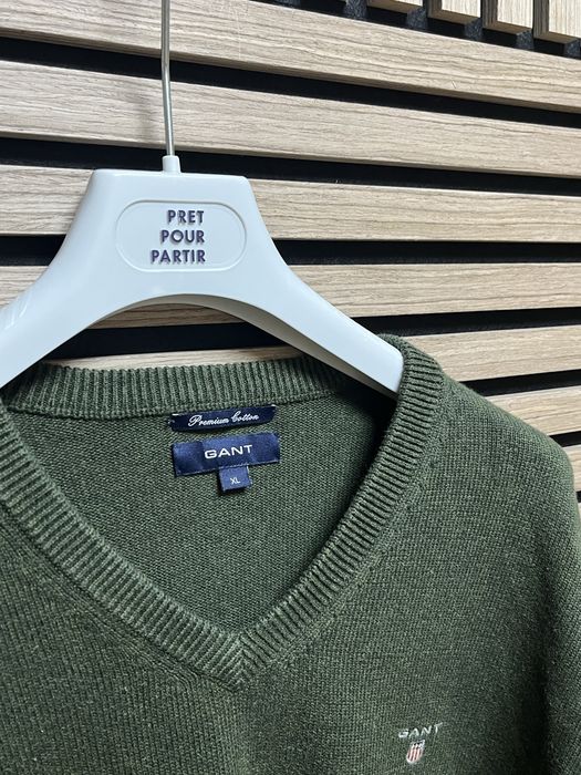 GANT - Premium Cotton V Neck Pull - размер ХЛ / Оригинал
