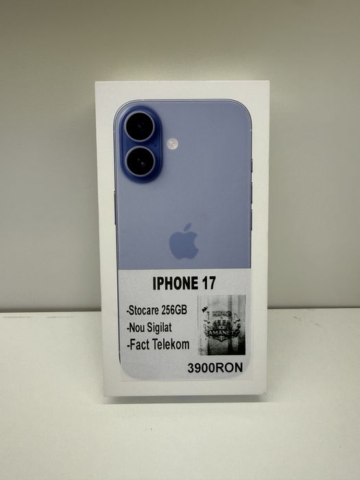 iPhone 17 256 Gb Sigilat factura telekom Kingamanet