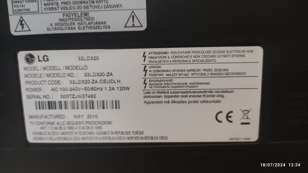 Телевизор Lg 32инча Lsd