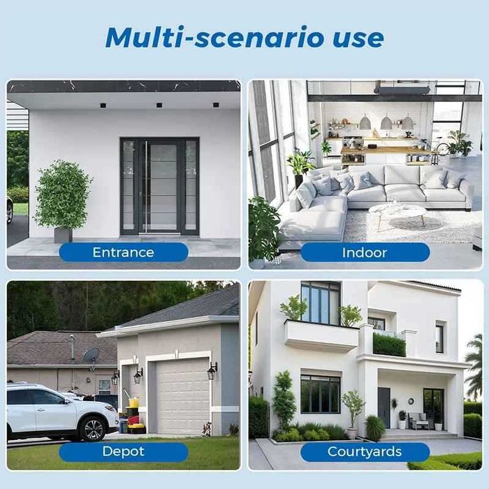 10MP 5G Wifi камера с двоен обектив нощно виждане детектор на движение