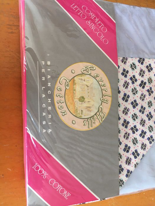 2 бр. спални комплекти за единично легло - син и розов