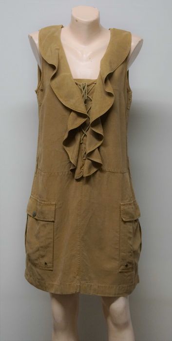 Rochie Massimo Dutti camel din in marimea 40/30