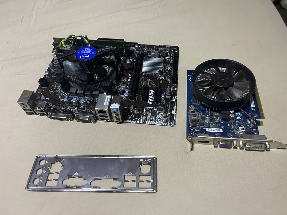 Kit placa de baza si placa video