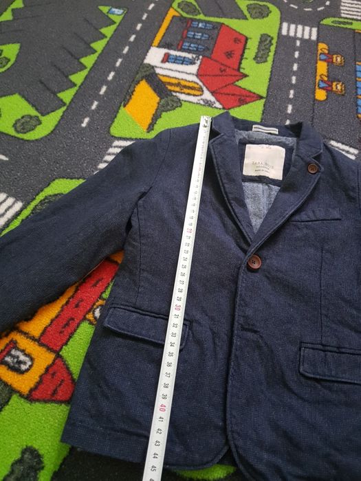 Lot 110 - sacou baieti zara + camasa h&m
