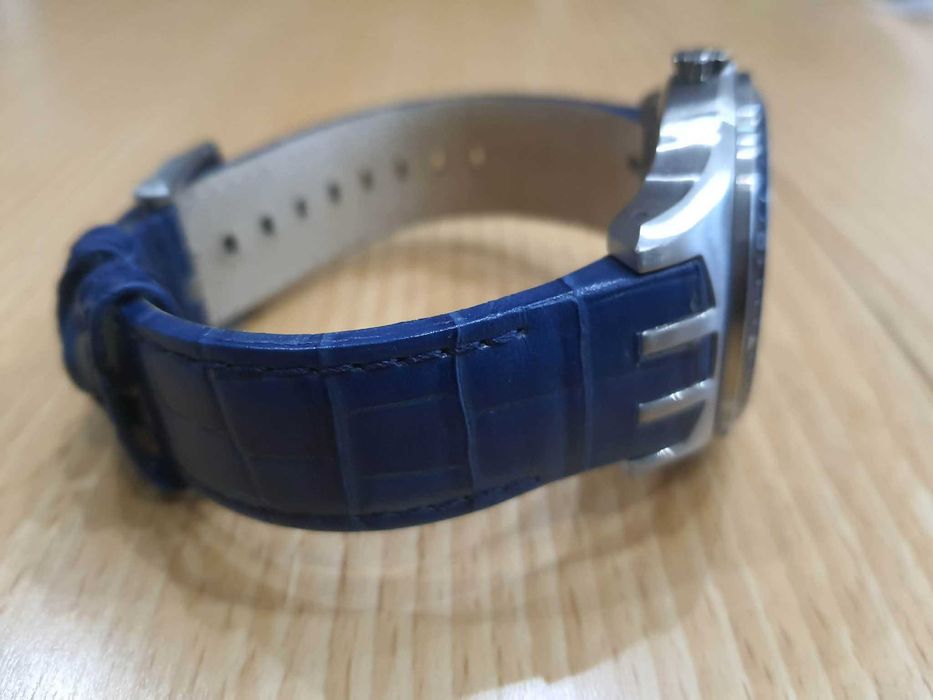 Swatch Irony Big YTS408 “New Bigberry” –  нов, син циферблат, дата