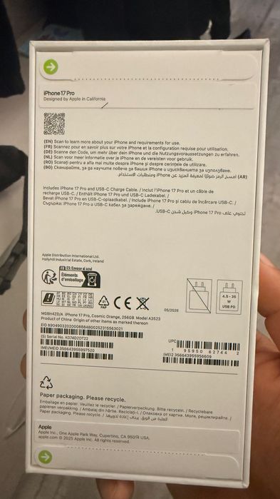 iPhone 17 pro 256gb