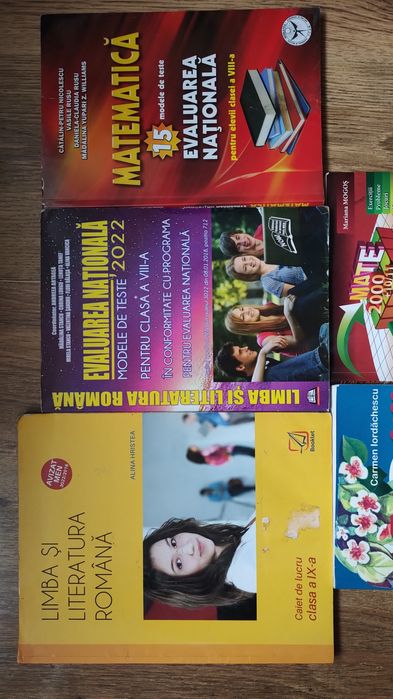 culegeri/ manuale școlare, 5 lei/ toate.