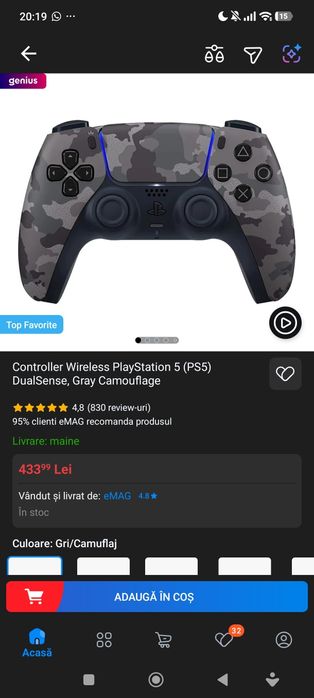 Controler ps5 nou