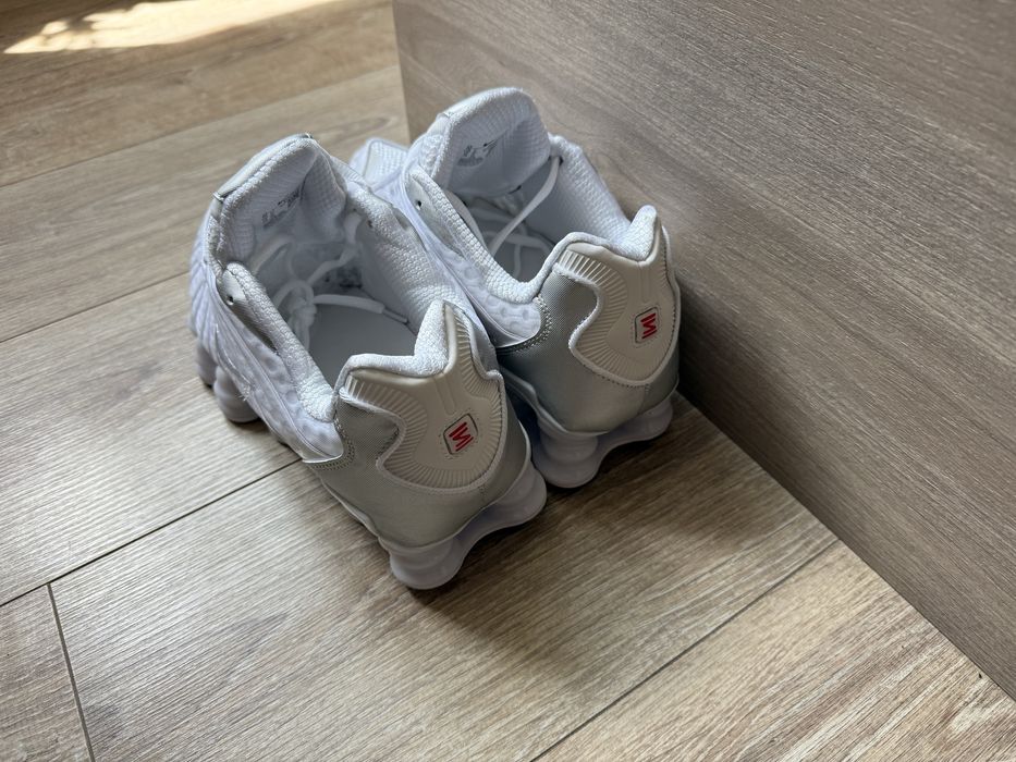 Nike Shox TL White Metallic Silver