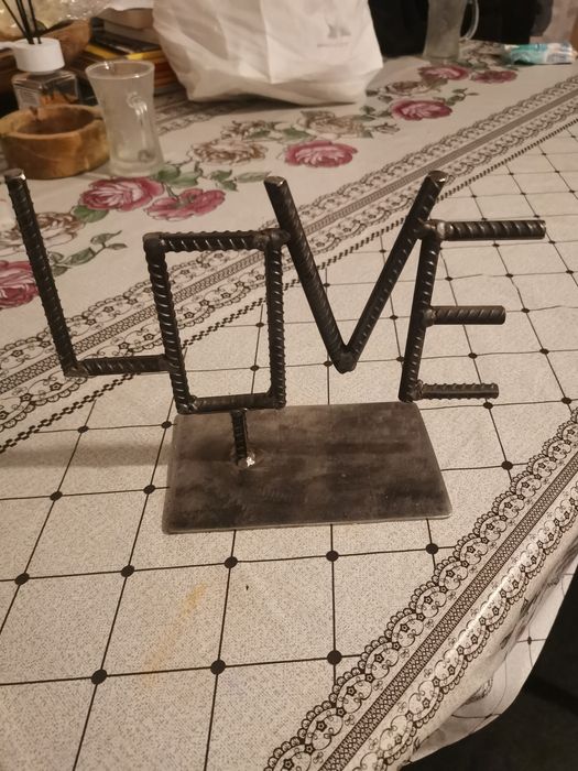 Scarita din lemn de mesteacan si ornamente decorative,