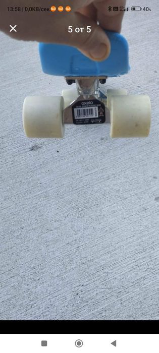 Продавам детски скейтборд неразличим от нов.