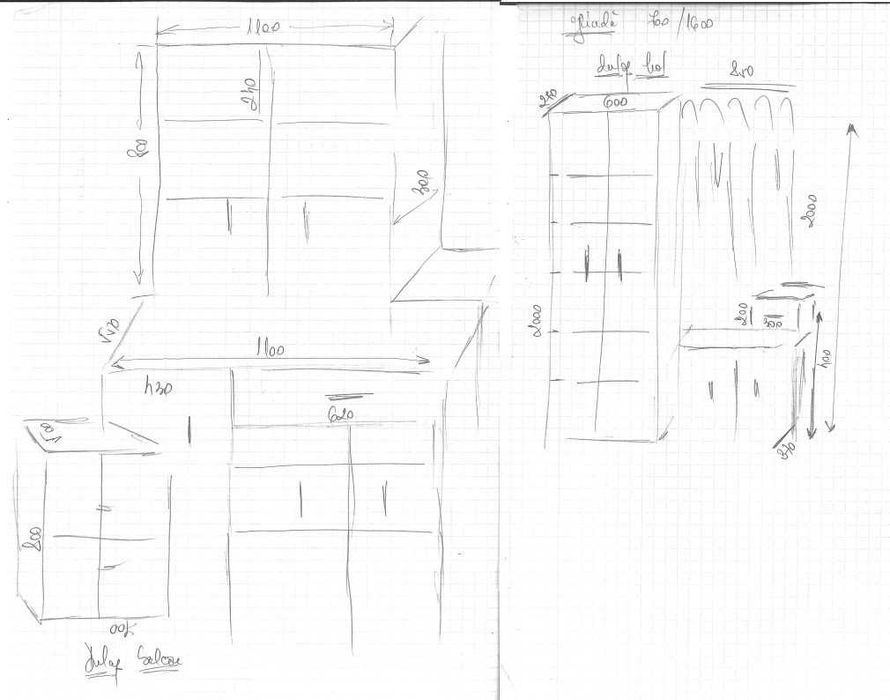 Vand mobilier apartament (Dresinguri, Mobila de bucatarie, dulapuri) si electrocasnice (Televizoare, Frigider, Aragaz, Hota etc) TOATE LA = 1000 EURO
