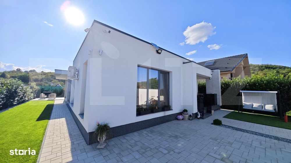 Casa mediteraneana cu piscina incalzita | Podgoria | 120 mp utili | Te